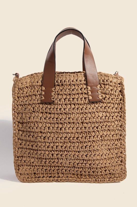 Coastal Chic Braided Tote