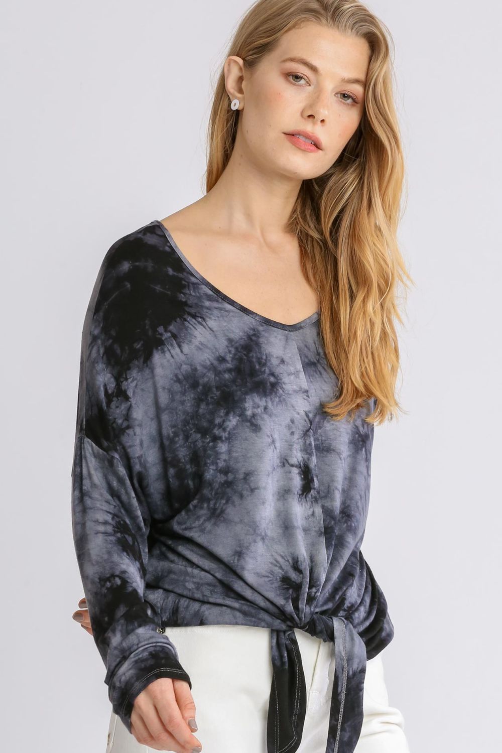 Midnight Tie-Dye Knot Tee