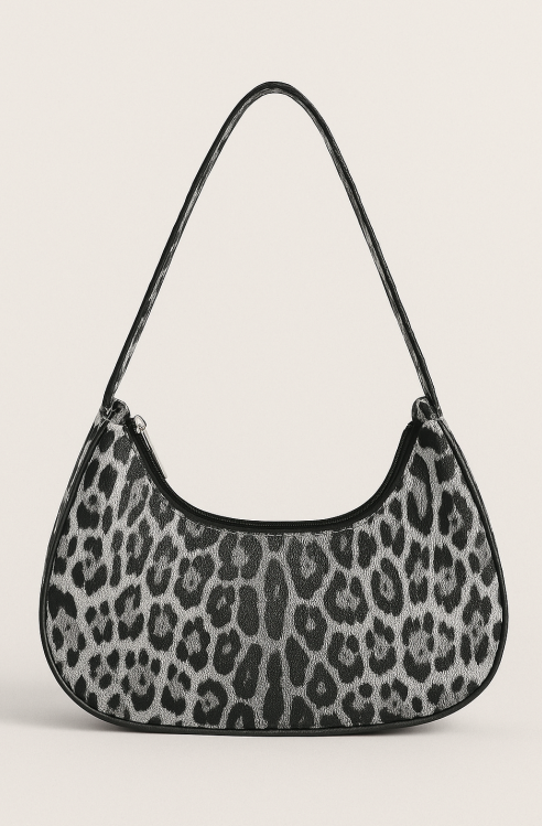 Leopard PU Leather Shoulder Bag