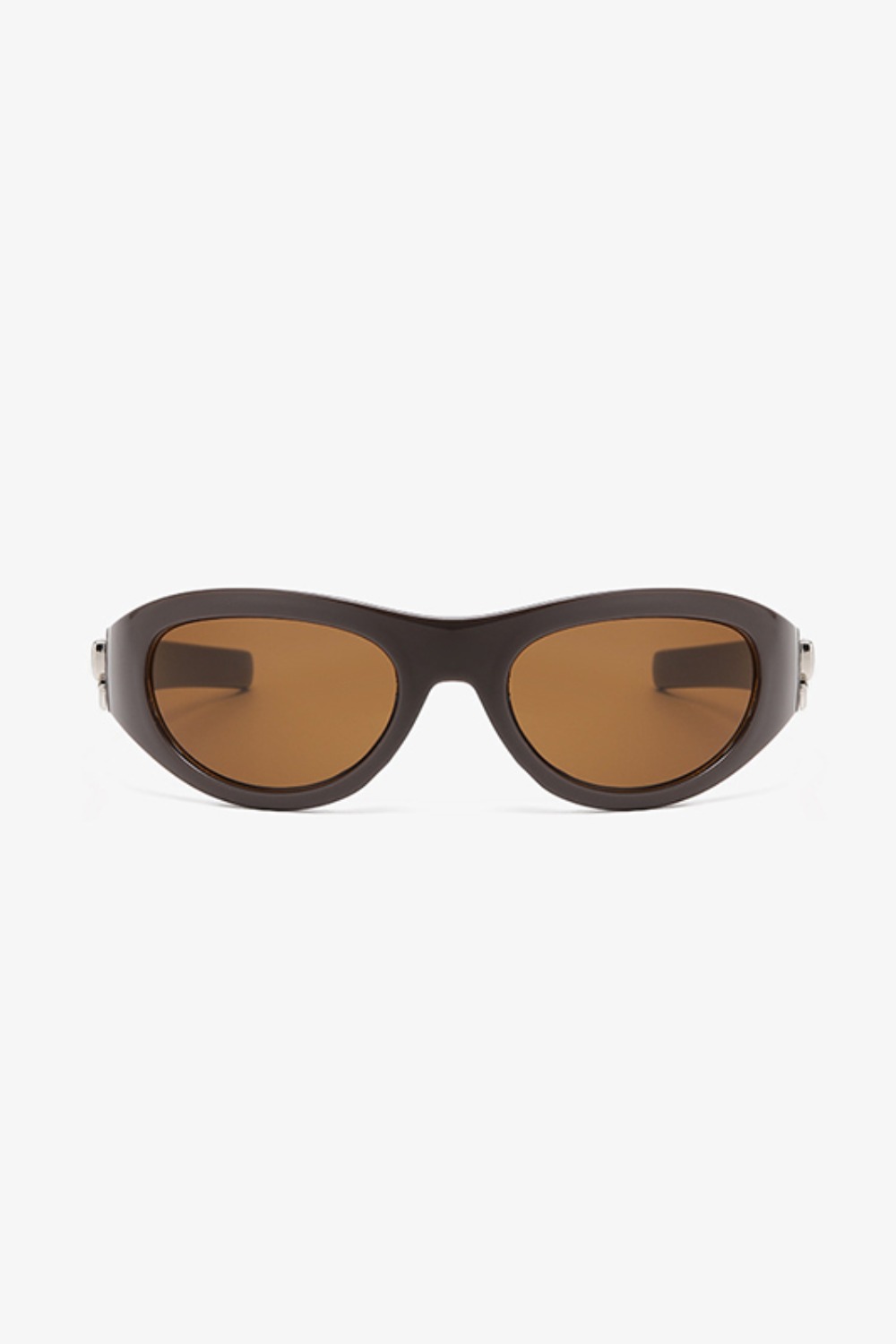Mocha Muse Cat-Eye Wrap Sunnies